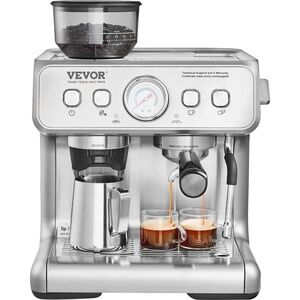 NWT VEVOR Espresso Machine with Grinder, Semi-Automatic Espresso Coffee Maker